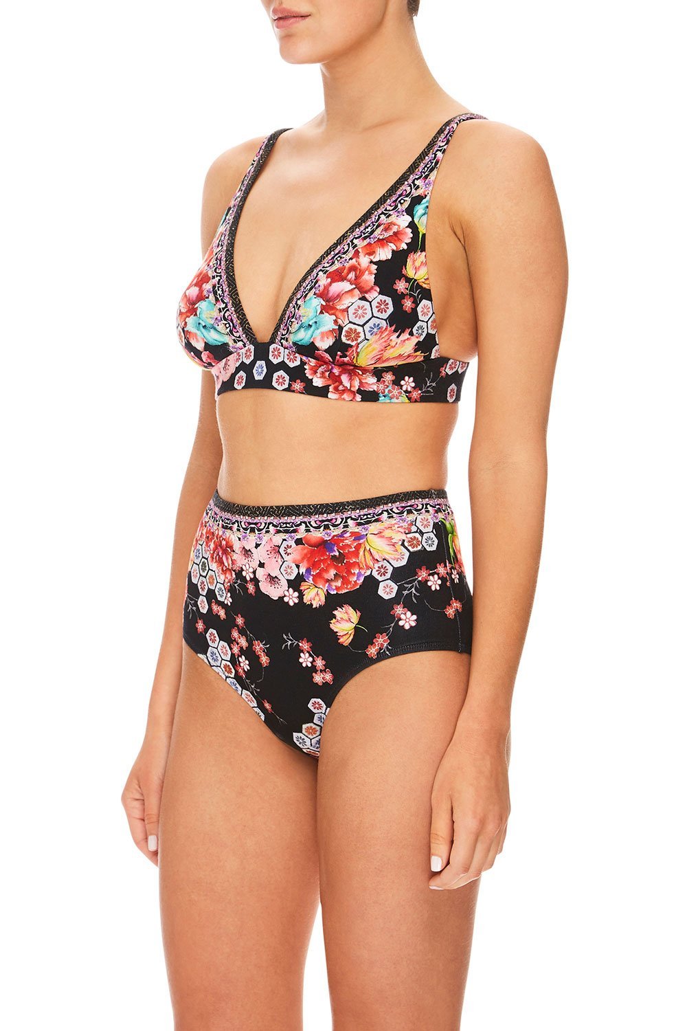 CAMILLA PAINTED LAND SOFT C/D BRA W/ BACK CLIP