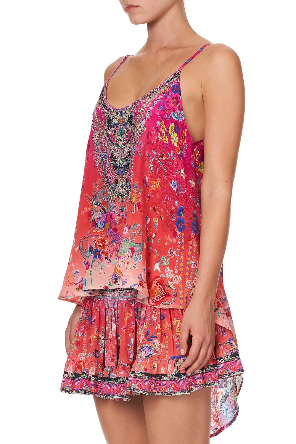 SPLIT BACK CAMI FREE LOVE