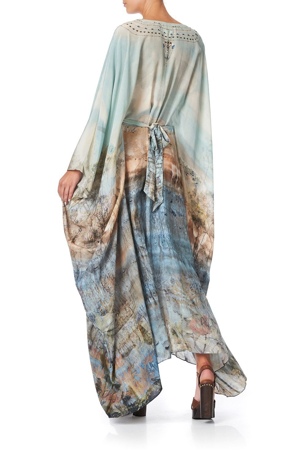 SPLIT HEM LACE UP KAFTAN COUNTRY DIARIES