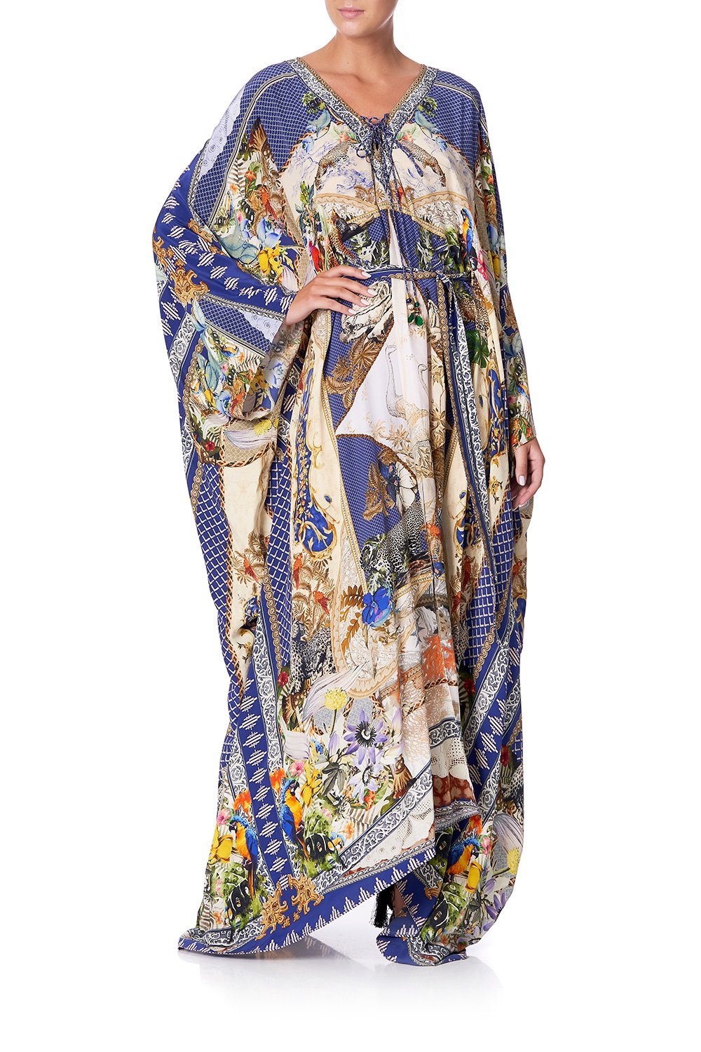 SPLIT HEM LACE UP KAFTAN MUSE NOVELS