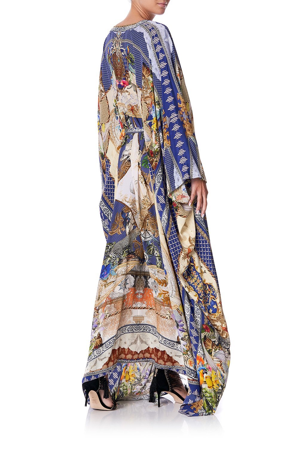 SPLIT HEM LACE UP KAFTAN MUSE NOVELS