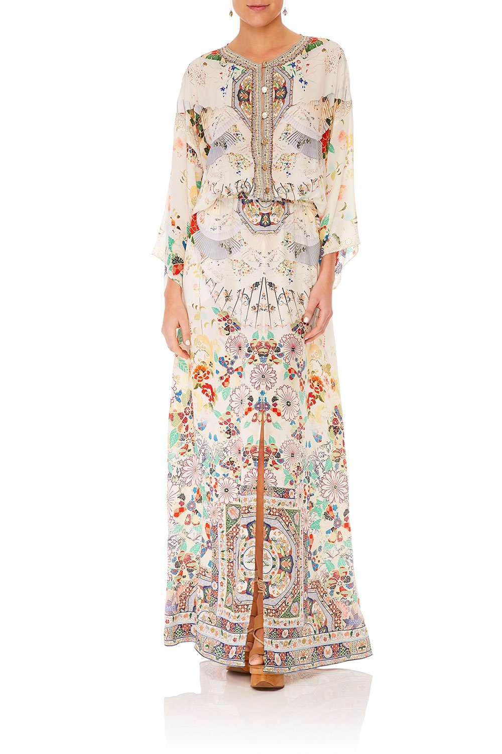 CAMILLA TIME AFTER TIME SPLIT POCKET DRESS