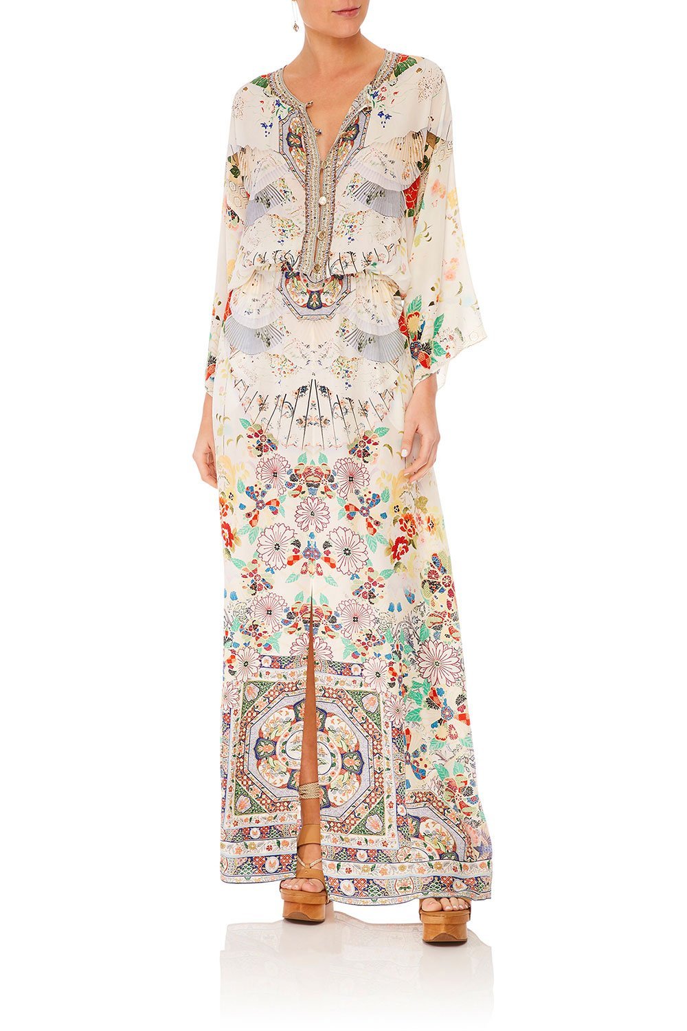 CAMILLA TIME AFTER TIME SPLIT POCKET DRESS