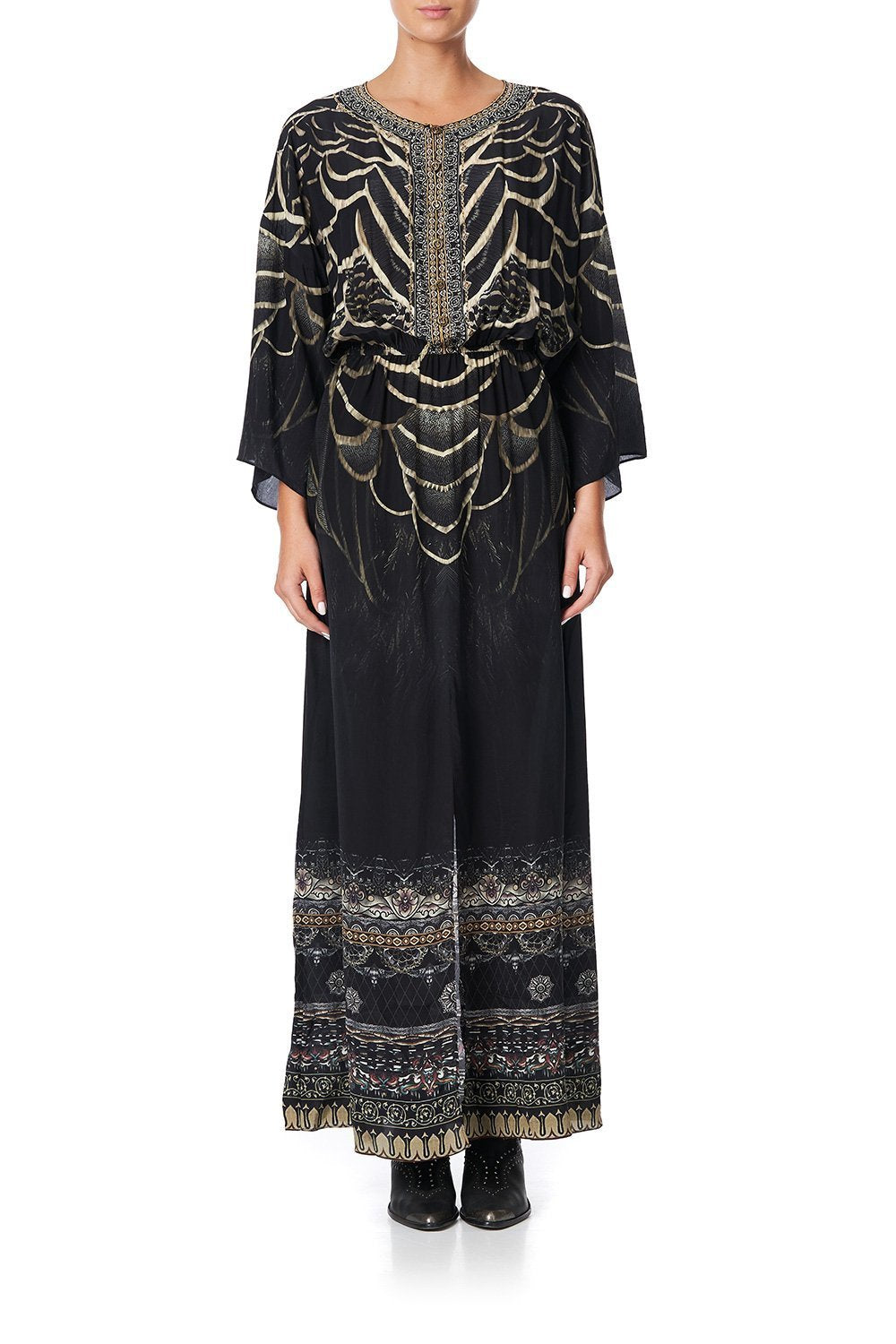 SPLIT POCKET DRESS UNDER A FULL MOON