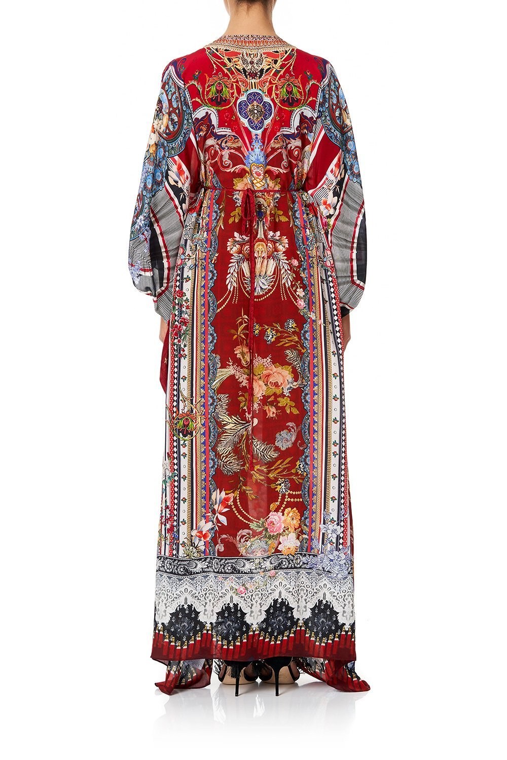 CAMILLA SPLIT SLEEVE KAFTAN W HARDWARE COSTUME PARTY