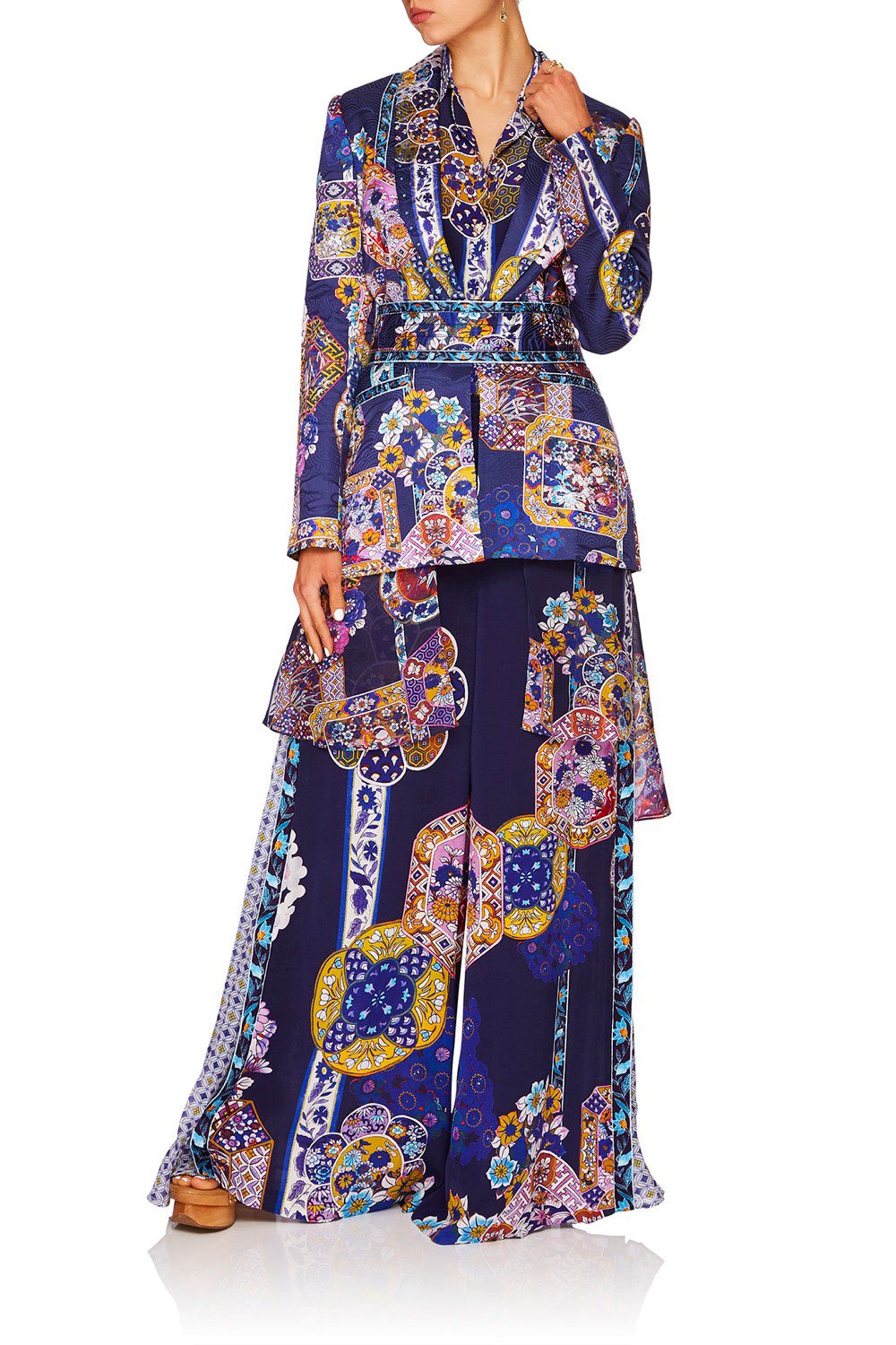 CAMILLA STAR GAZER BLAZER WCHIFFON CONTRAST