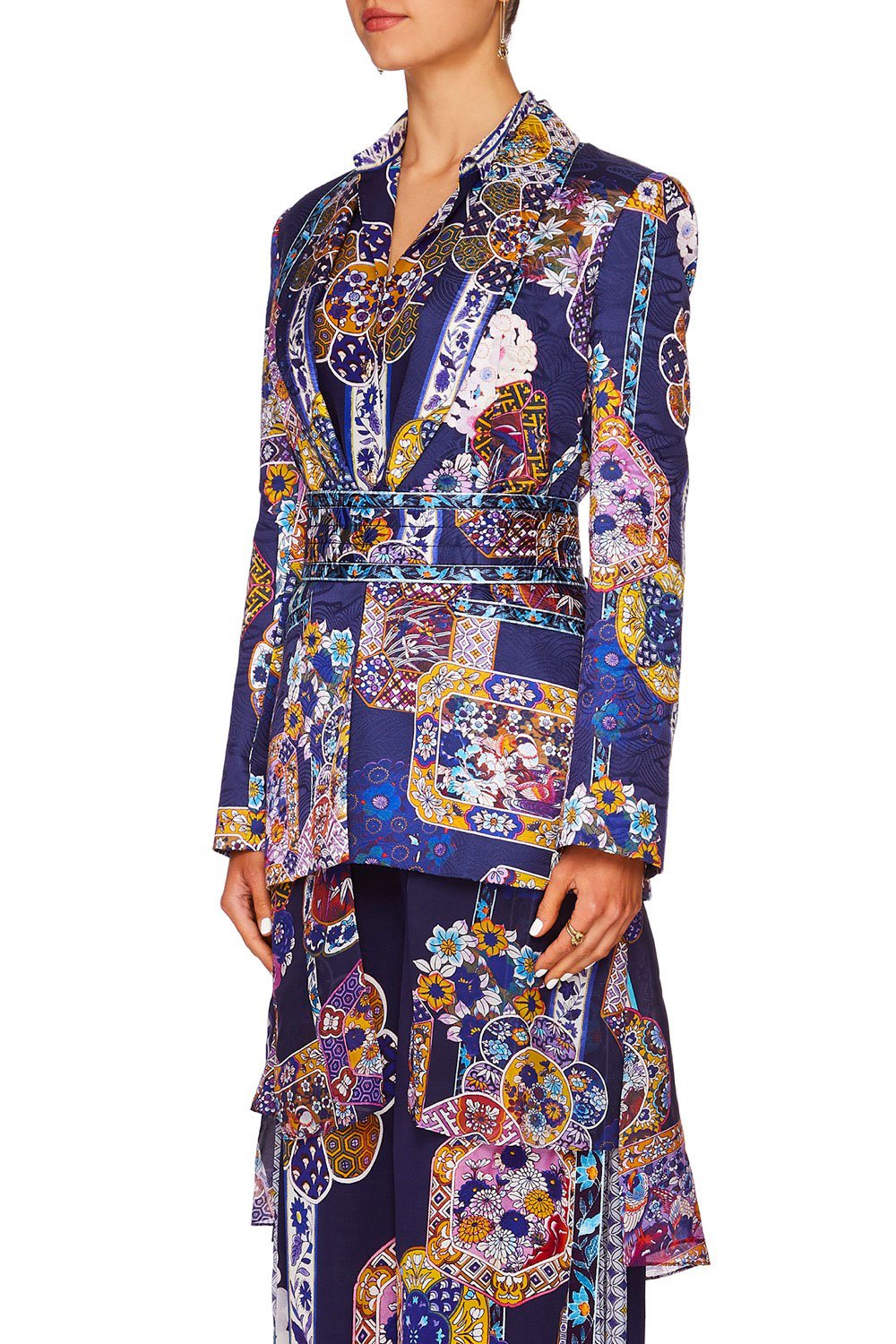 CAMILLA STAR GAZER BLAZER WCHIFFON CONTRAST