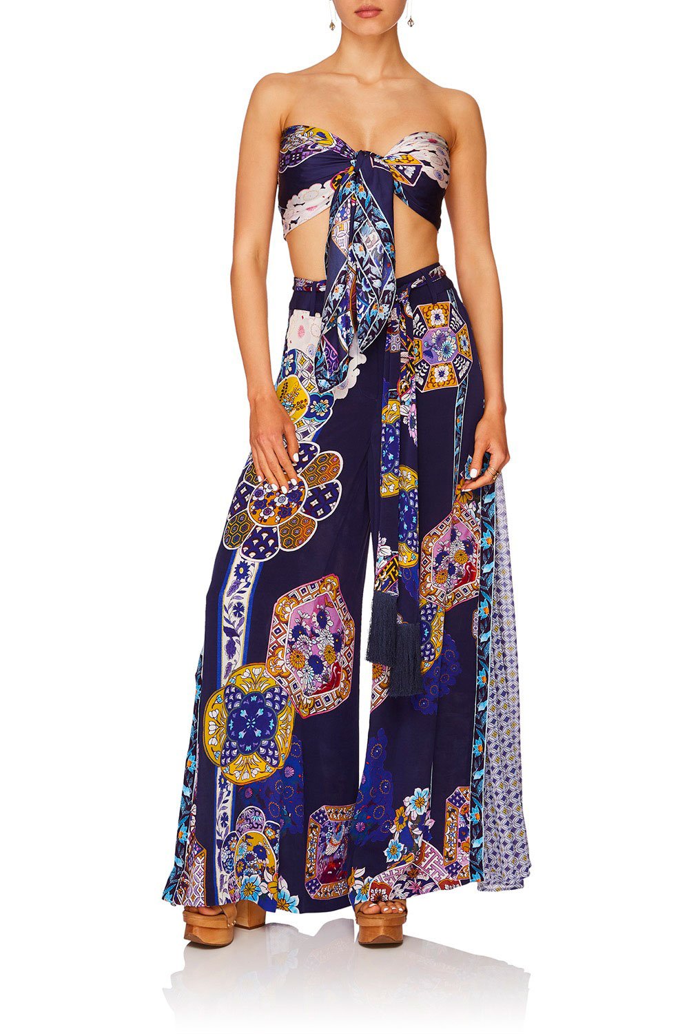 CAMILLA STAR GAZER LARGE SQUARE SCARF