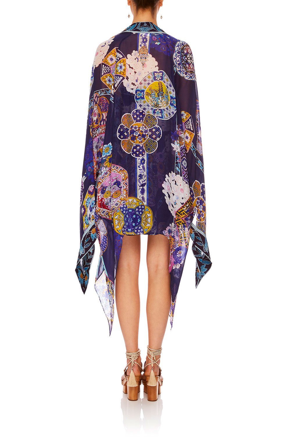 CAMILLA CAMILLA FOUND IN TRANSLATION RECTANGULAR V-NECK KAFTAN