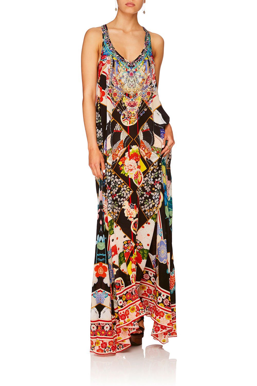 CAMILLA STAR GIRL V NECK RACER BACK DRESS