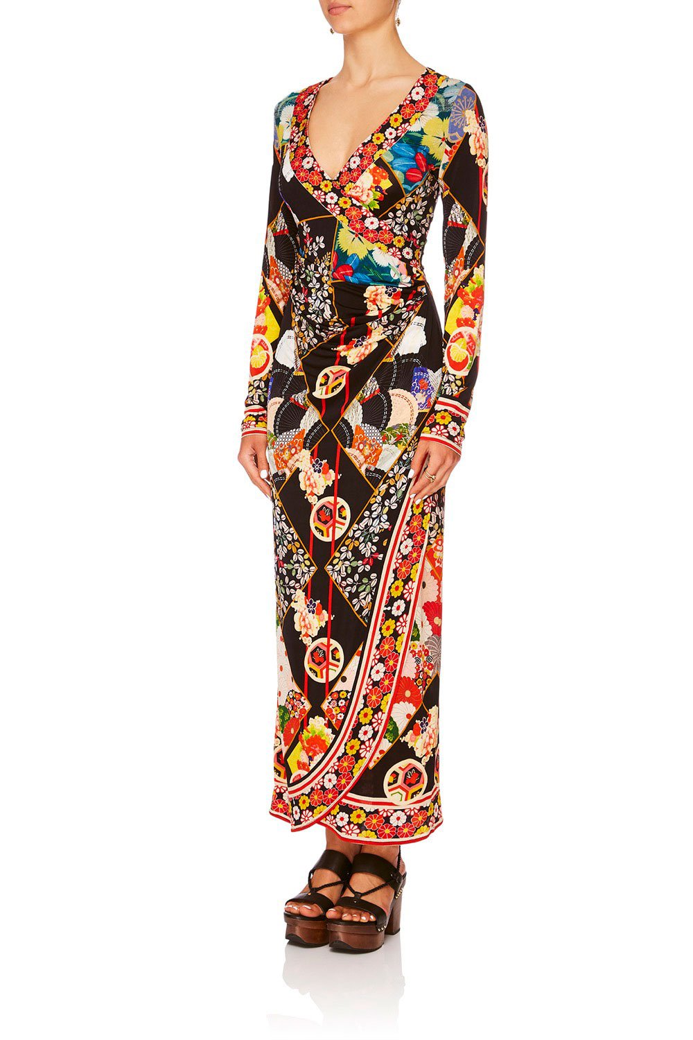 CAMILLA STAR GIRL WRAP DRESS W TIE