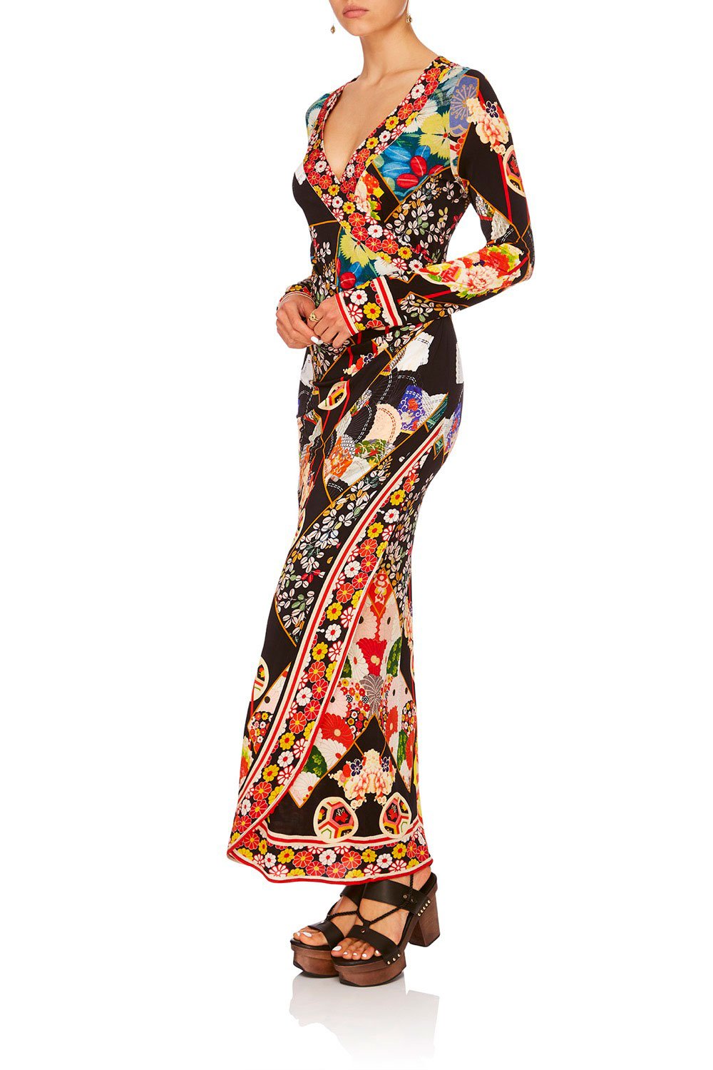 CAMILLA STAR GIRL WRAP DRESS W TIE