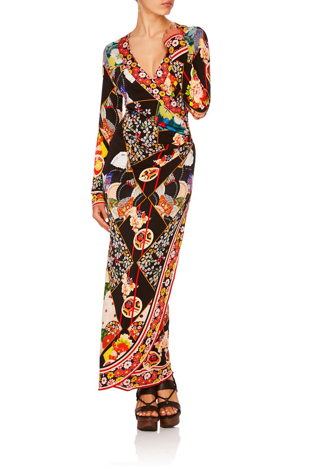 CAMILLA STAR GIRL WRAP DRESS W TIE