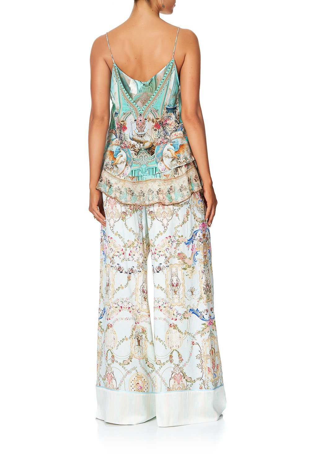 STRAP TOP WITH SHEER UNDERLAY I DREAM OF MARIE