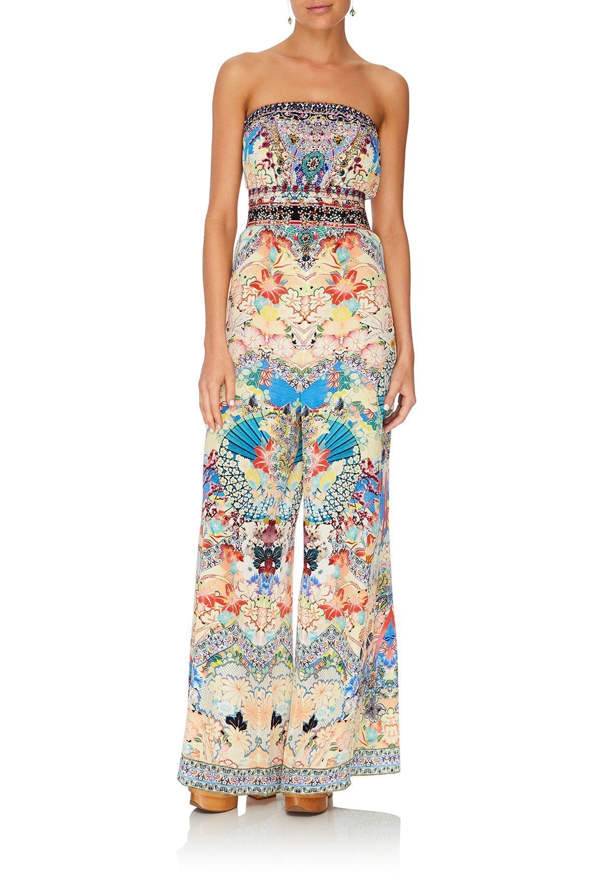 STRAPLESS JUMPSUIT WITH JKT BELT MISO IN LOVE