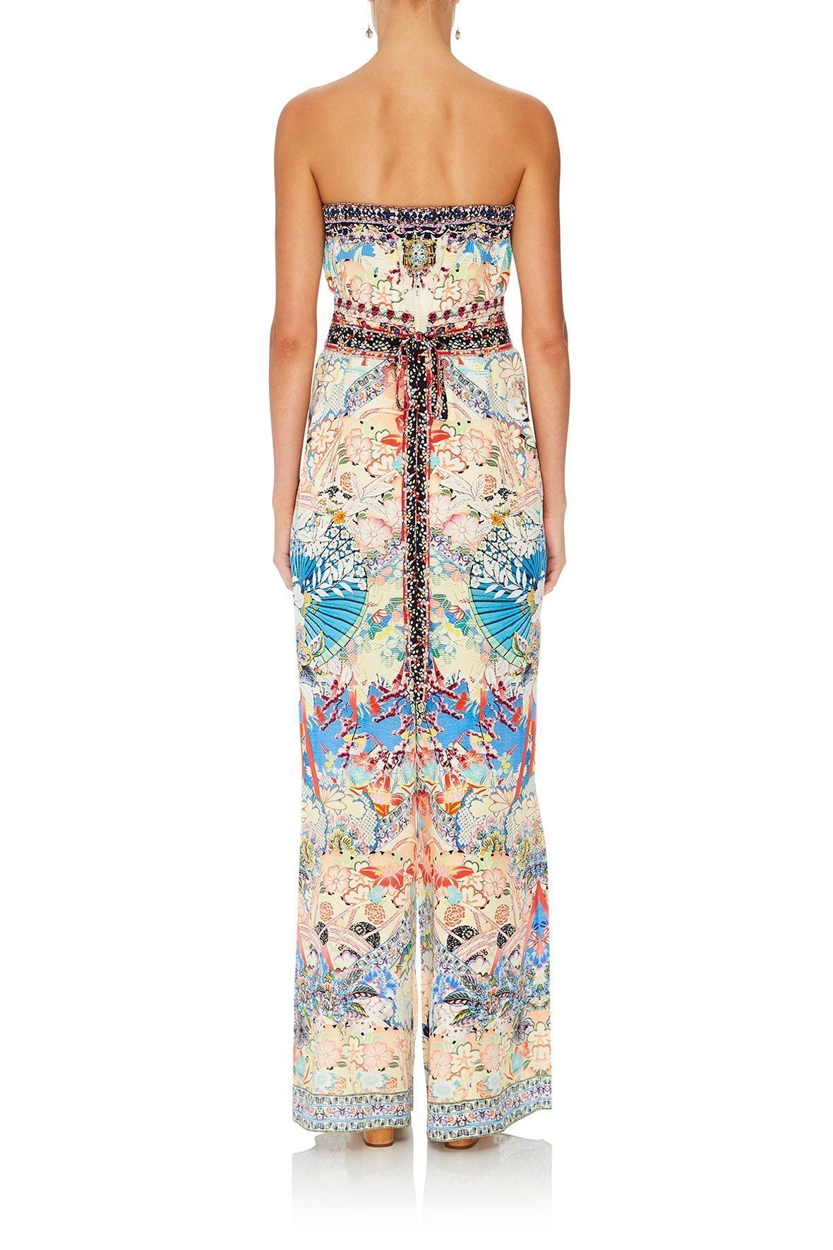 STRAPLESS JUMPSUIT WITH JKT BELT MISO IN LOVE