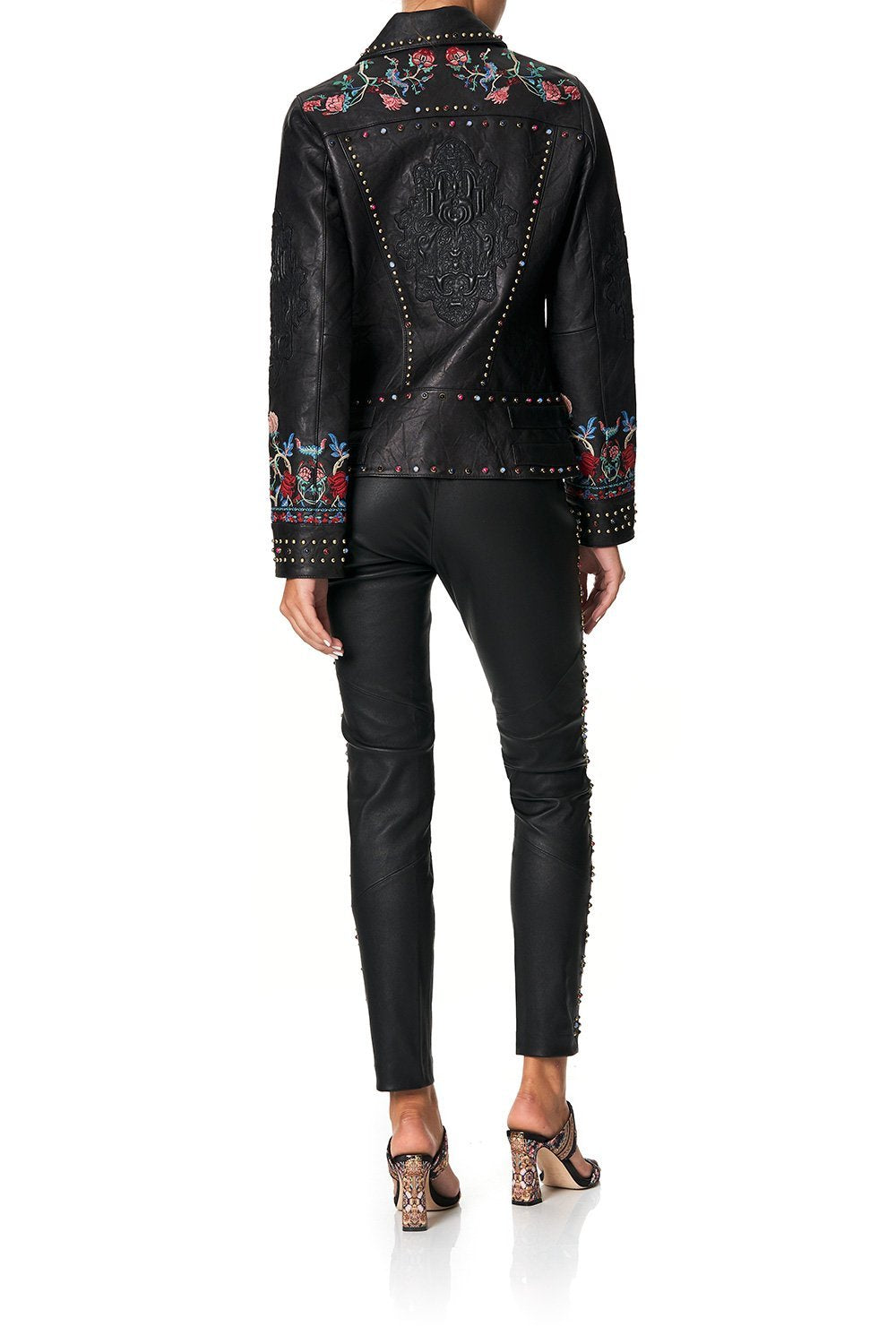 CAMILLA STUDDED BIKER JACKET HAUTE PROVINCIAL