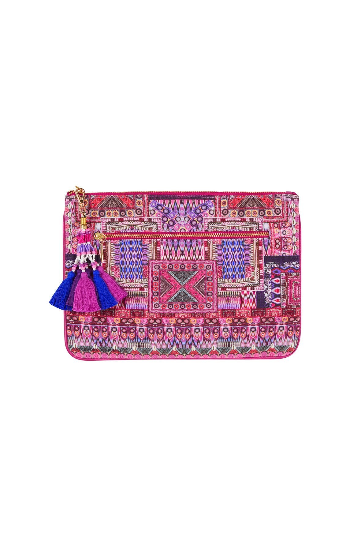 THE JAIPUR FOUR SMALL CANVAS CLUTCH