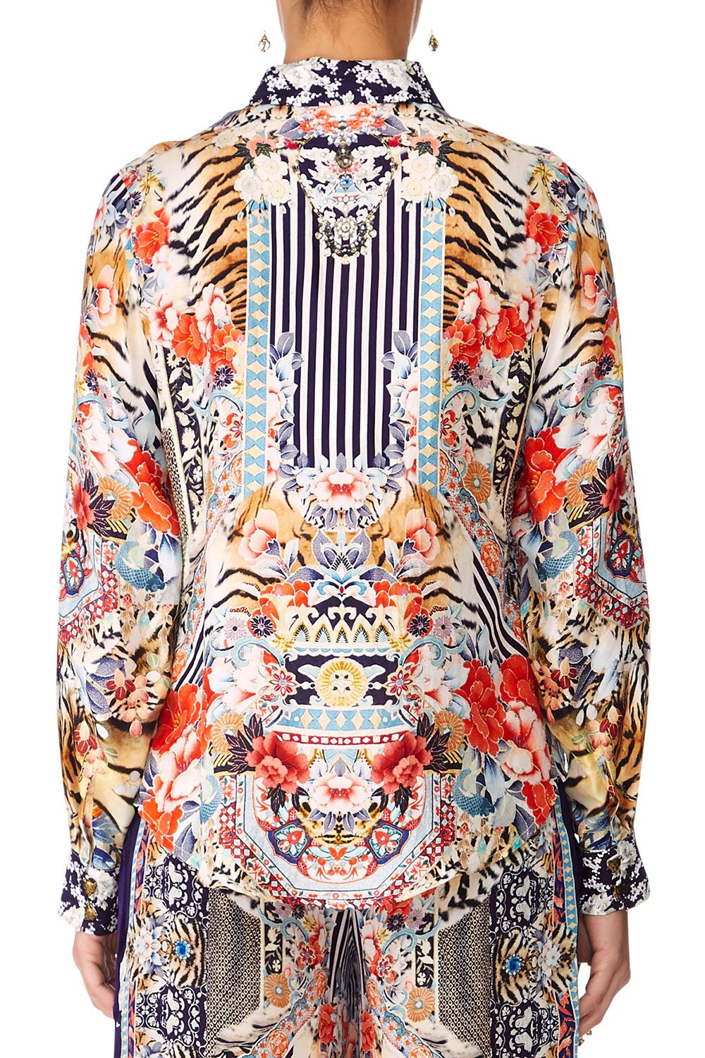 CAMILLA THE LONELY WILD SLIM FIT LONG SLEEVE SHIRT