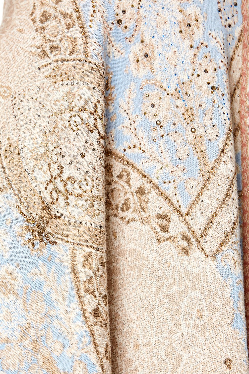 THROW OVER PONCHO BLANCHES BLESSING