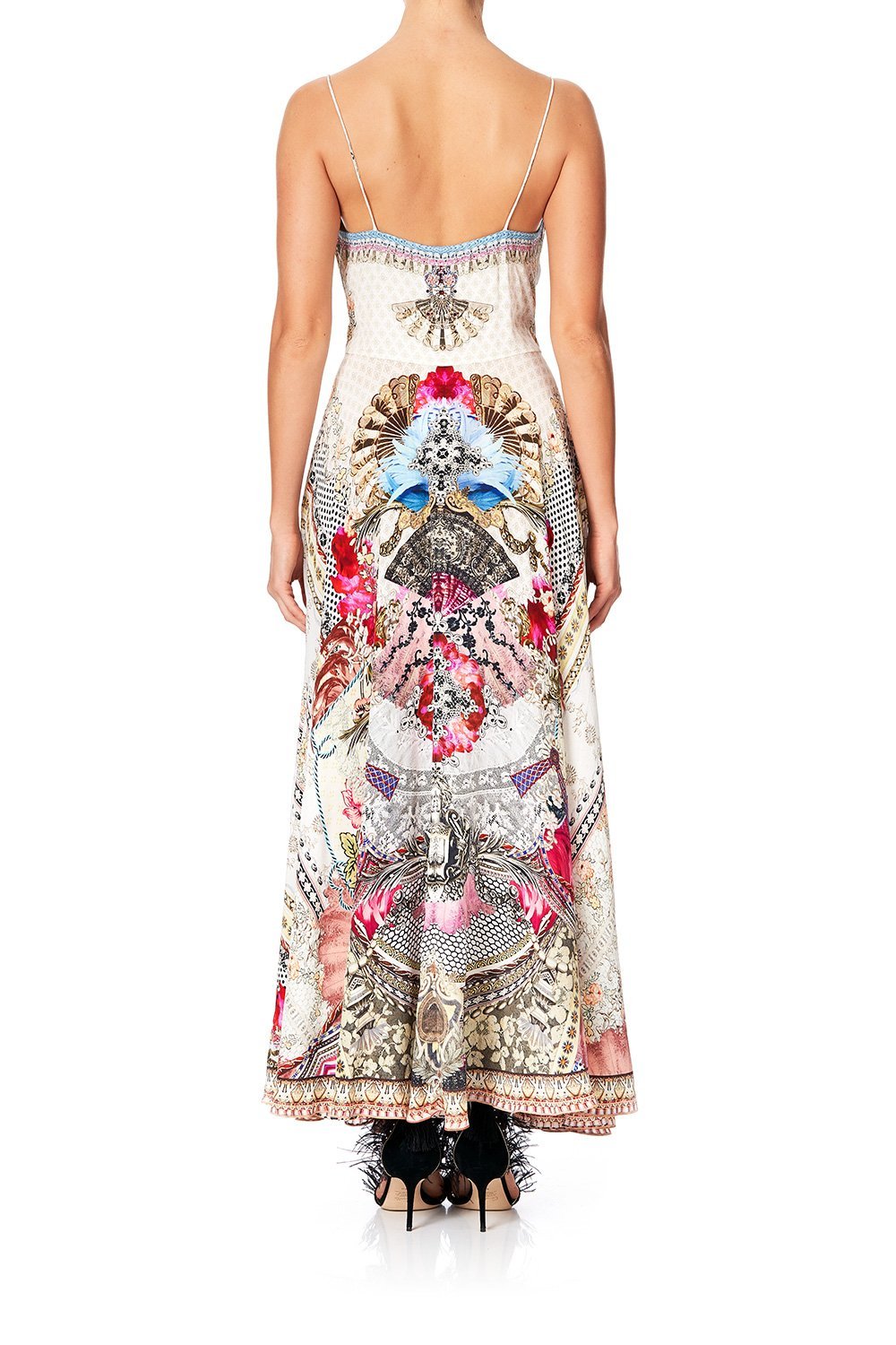 LONG DRESS WITH TIE FRONT MONTMARTRE HEART