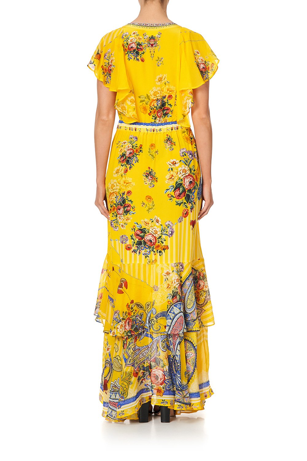 TIE FRONT MAXI WITH SPLIT OWN MUSE