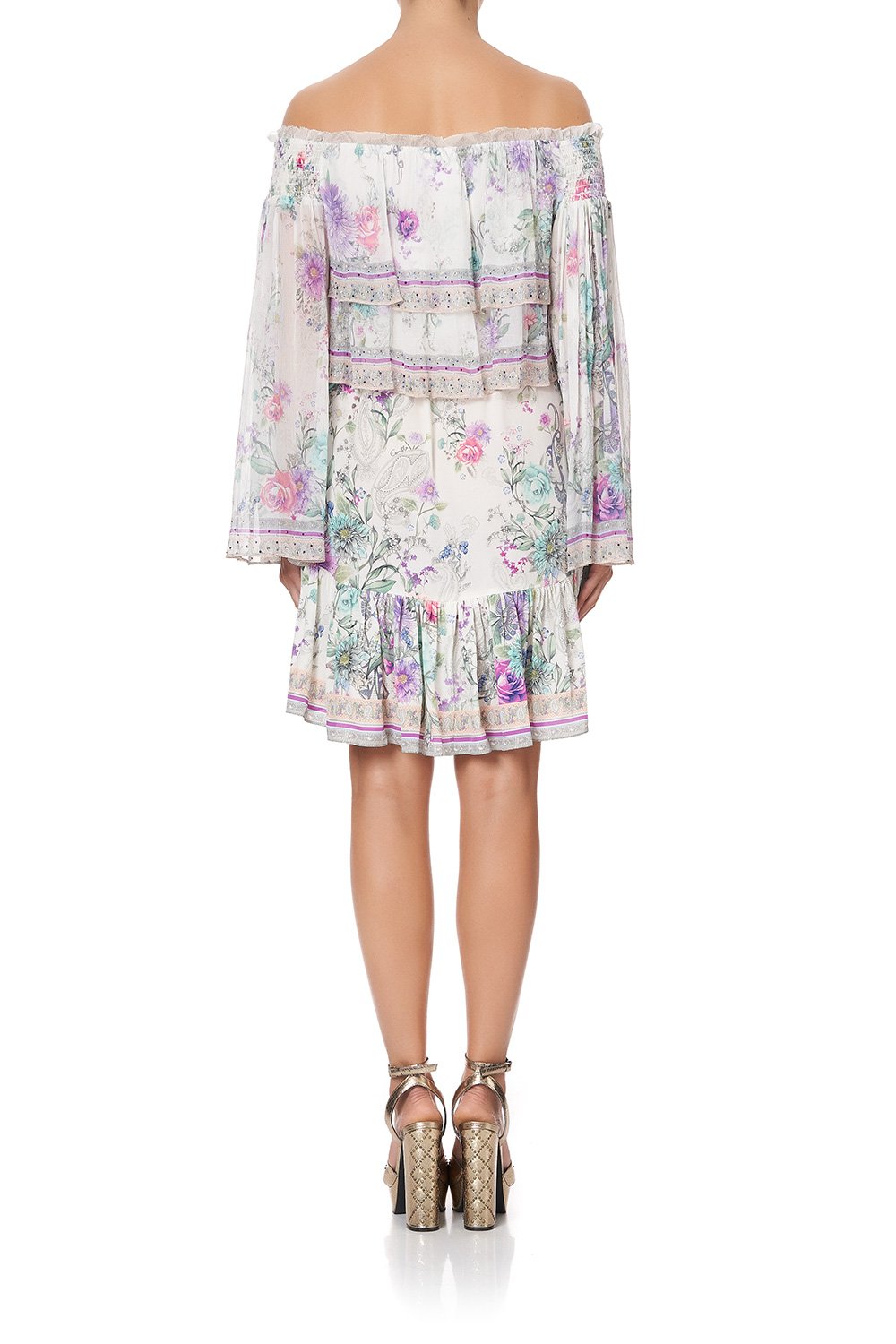 TIERED RUFFLE DRESS FOREVER FAR