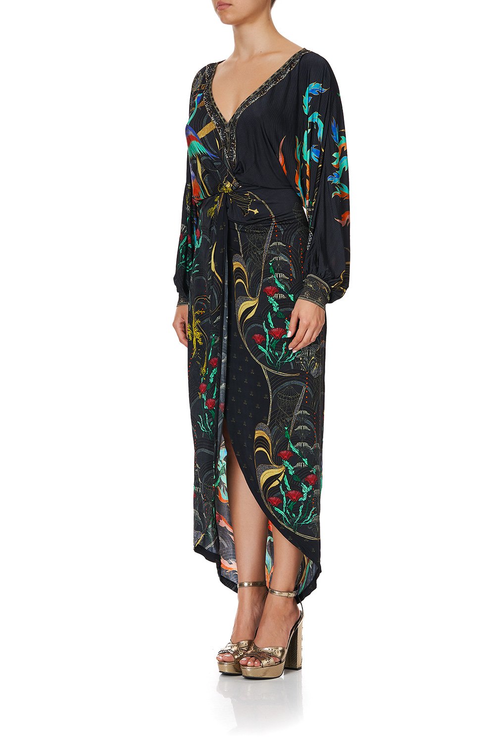 TWIST FRONT DRESS WISE WINGS