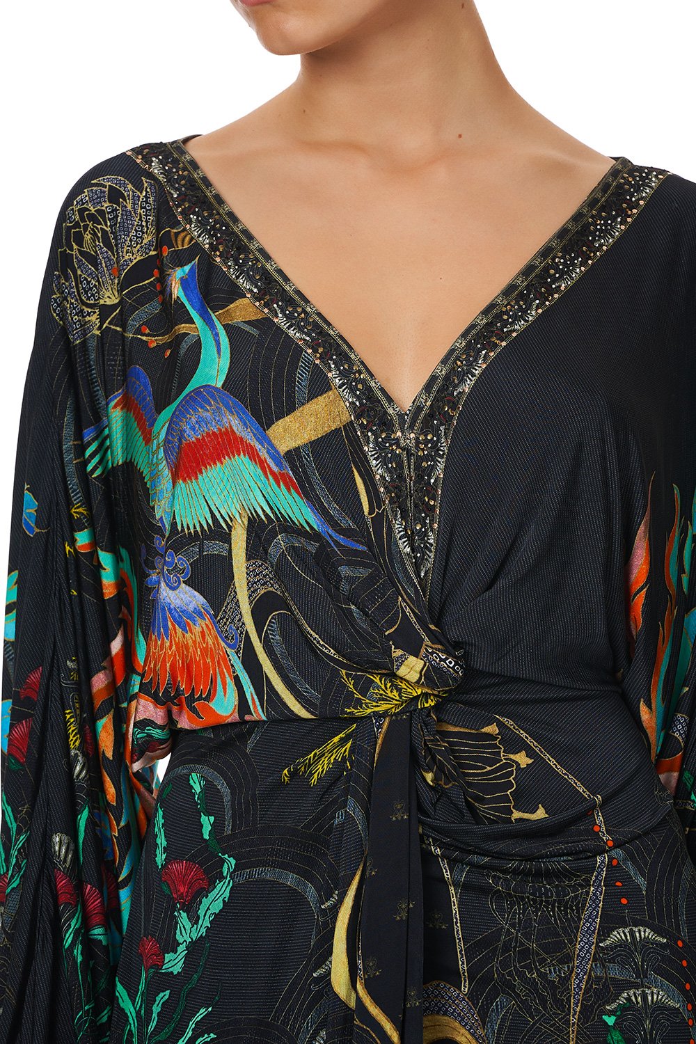 TWIST FRONT DRESS WISE WINGS