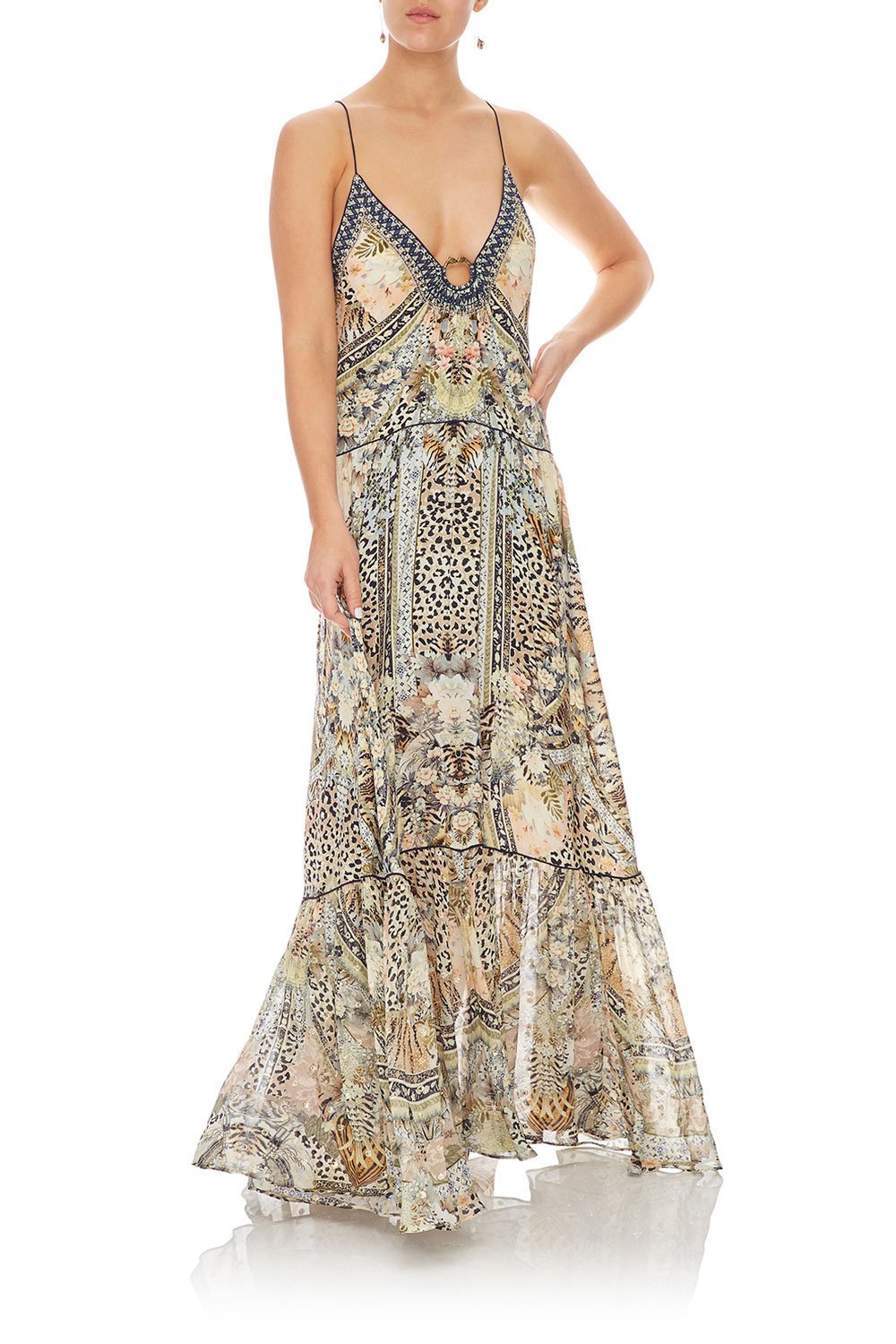 CAMILLA U-RING MAXI DRESS MOTO MAIKO