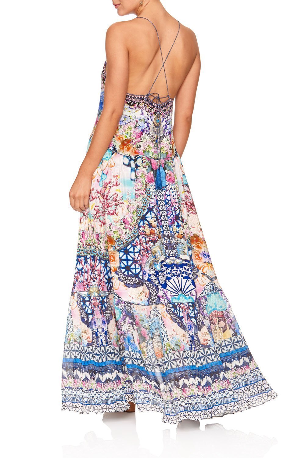 U-RING MAXI DRESS SHIBORI SHORES