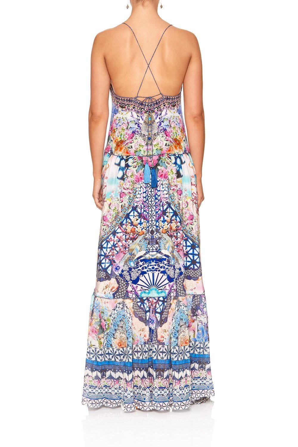 U-RING MAXI DRESS SHIBORI SHORES