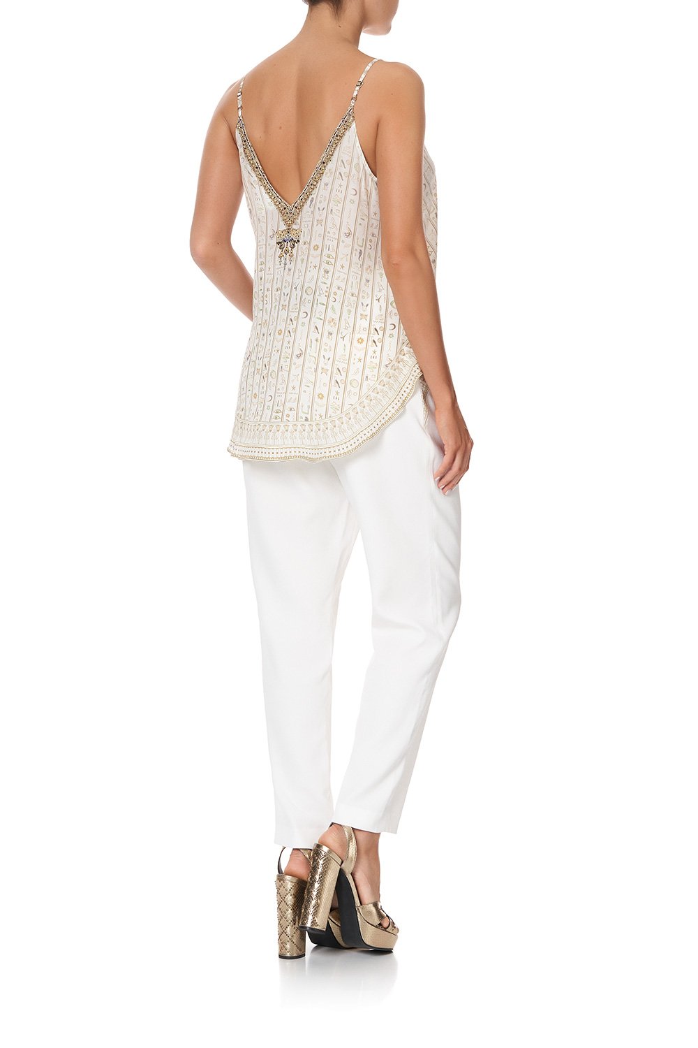 V NECK CAMI THE QUEENS CHAMBER