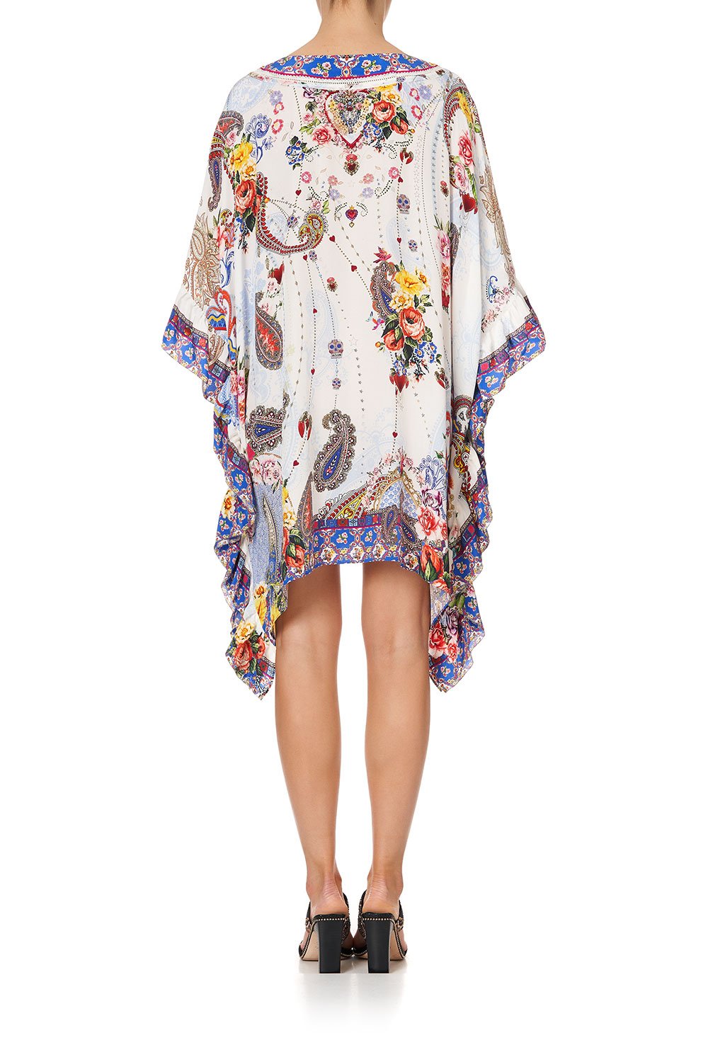 V-NECK KAFTAN WITH RUFFLE SLEEVE FRIDA FREEDOM