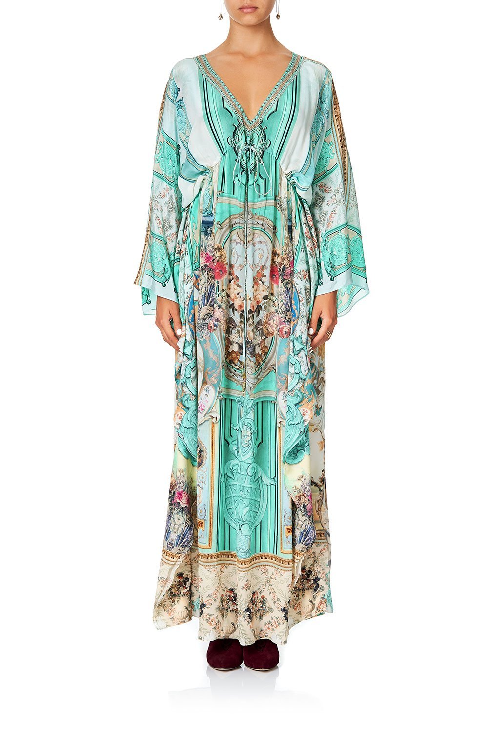 V-NECK KAFTAN WITH TIE WAIST I DREAM OF MARIE