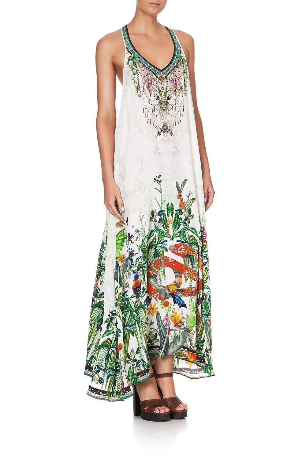 V NECK RACERBACK DRESS DAINTREE DARLING