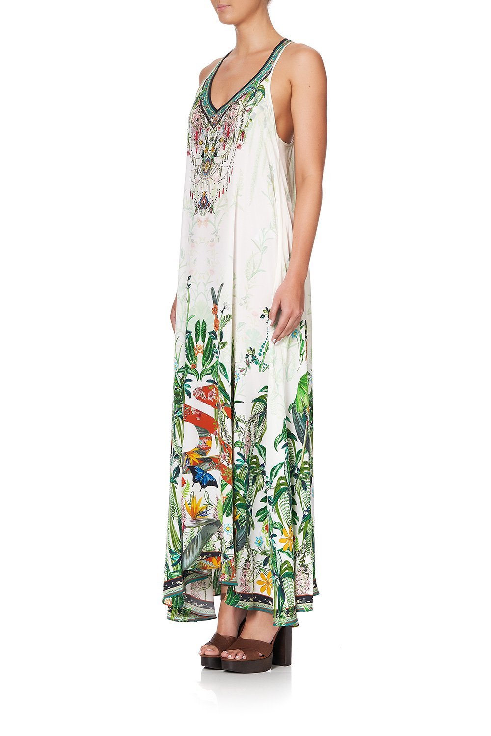 V NECK RACERBACK DRESS DAINTREE DARLING