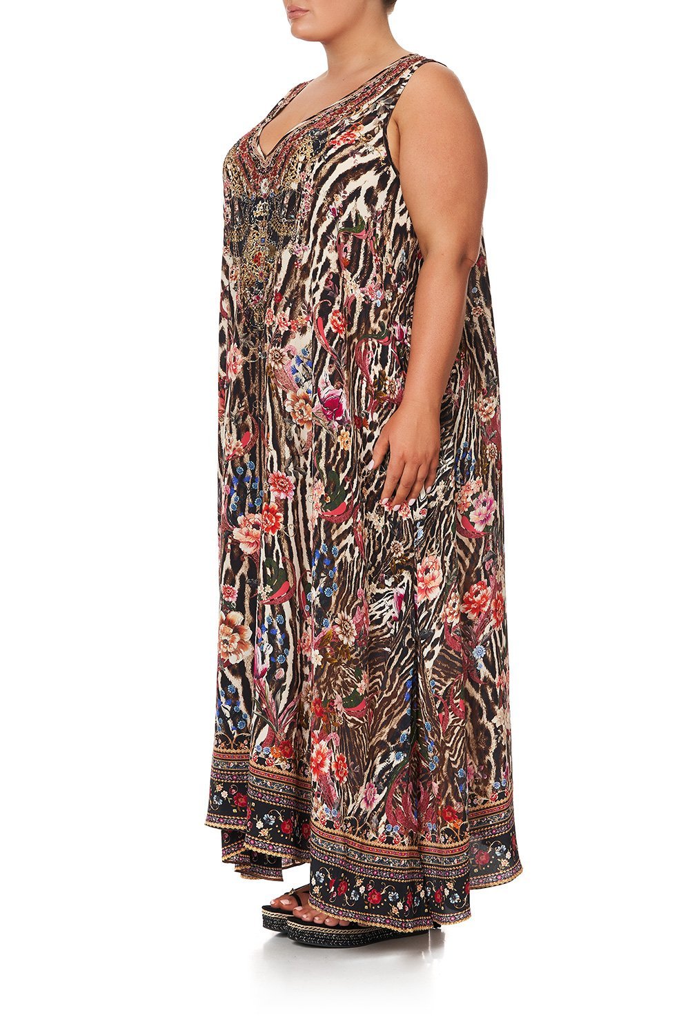 V NECK RACERBACK DRESS LIV A LITTLE