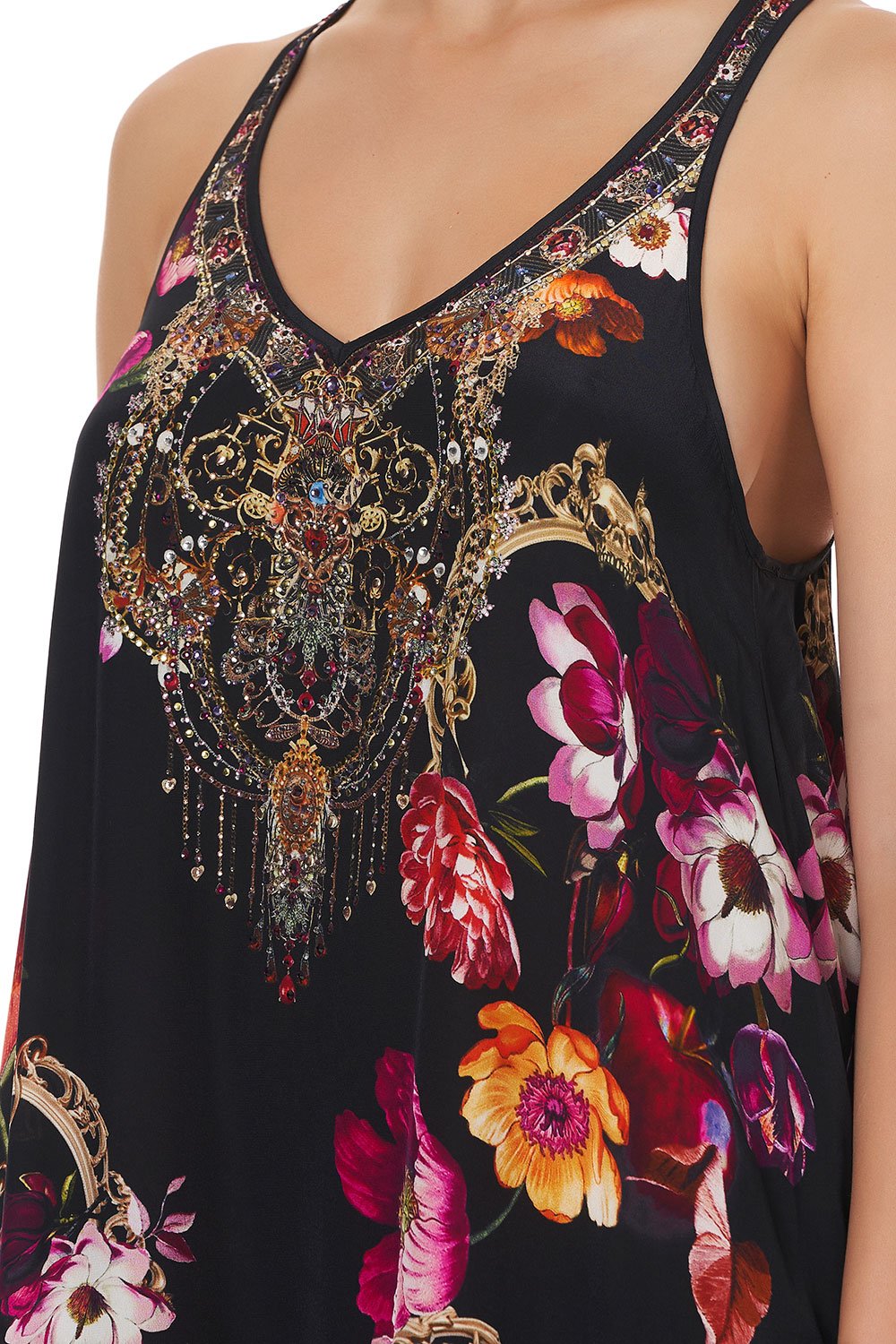 V NECK RACERBACK DRESS MIRROR MIRROR