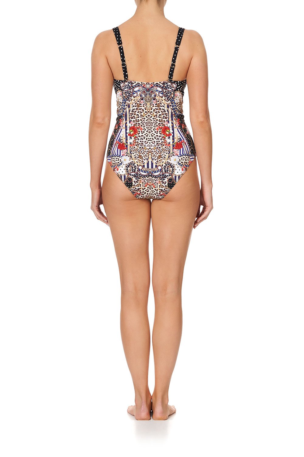 V WIRE BRA STYLE ONE PIECE DEAR BRIGITTE