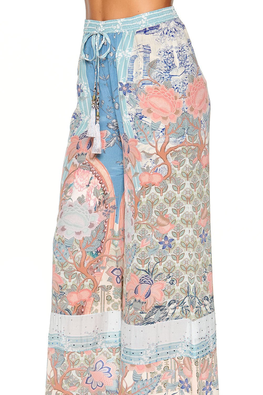 CAMILLA WIDE LEG DRAWSTRING WAIST PANT BLANCHES BLESSING