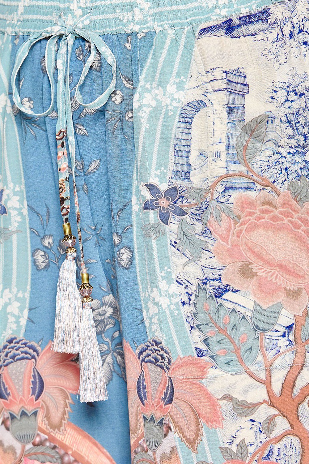 CAMILLA WIDE LEG DRAWSTRING WAIST PANT BLANCHES BLESSING