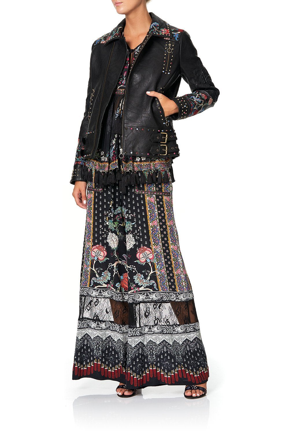 CAMILLA WIDE LEG DRAWSTRING WAIST PANT HAUTE PROVINCIAL