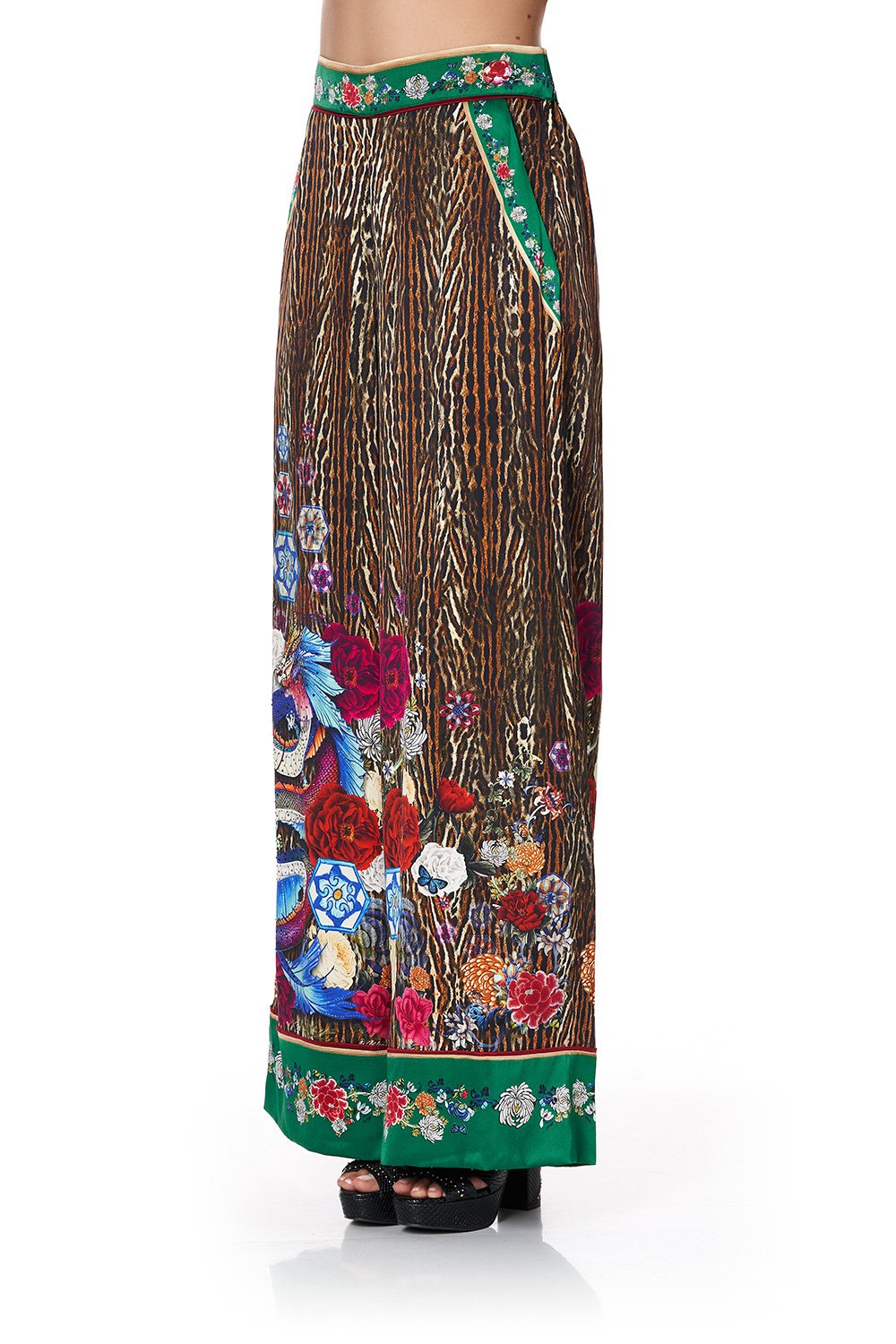 WIDE LEG PANT WITH CUFFS JEWEL OF JUPITER