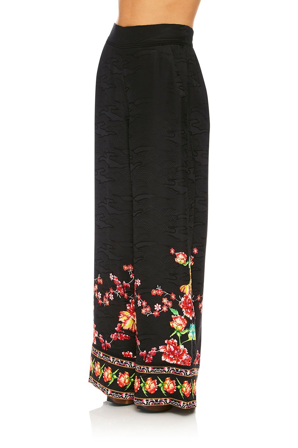 CAMILLA PAINTED LAND WIDE LEG PANT W/ CUFFS