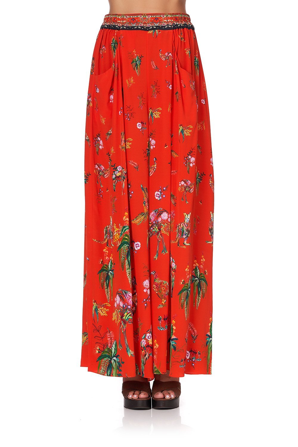 WIDE LEG PANT WITH GATHERED POCKETS CINEMA PARADISO