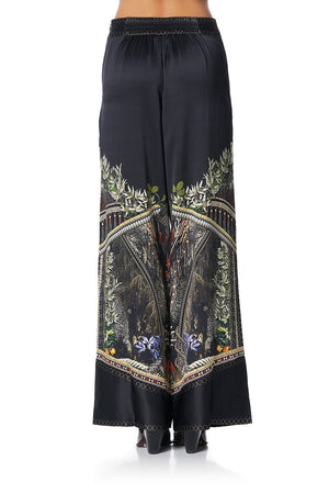 WIDE LEG PANT WITH SHAPED CUFF BOTANICAL CHRONICLES