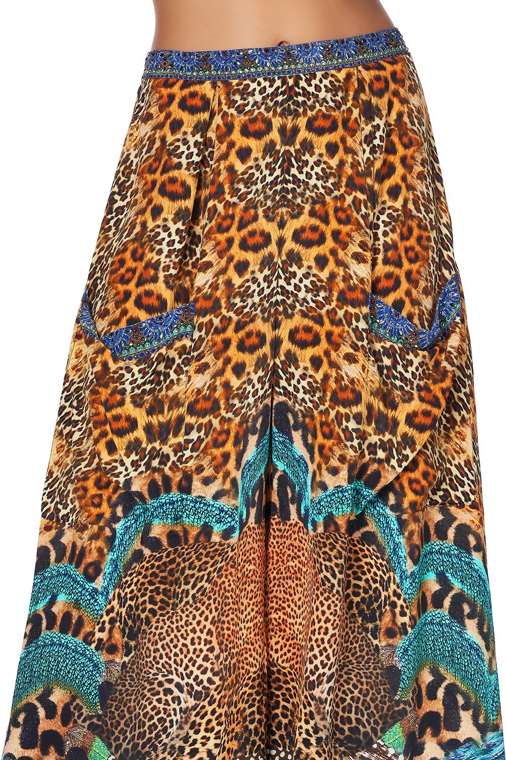 WIDE LEG TROUSER WITH FRONT POCKETS MOTHER XANADU