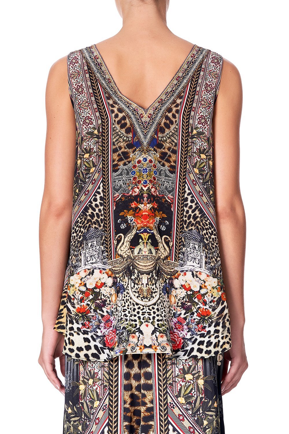 WIDE STRAP U-RING TOP MARAIS AT MIDNIGHT