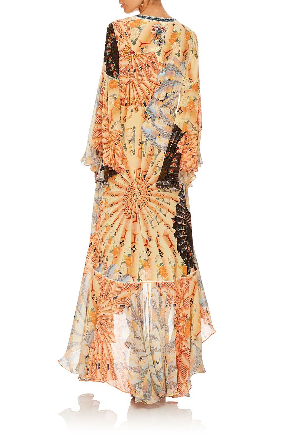 CAMILLA FOR THE FANS WRAP DRESS W BELLE SLEEVES